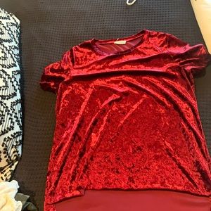 Crushed Velvet Top